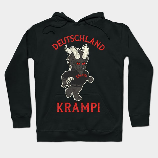 DEUTSCHLAND "DER BEKÄMPFENDE" KRAMPI Mascot Hoodie by darklordpug